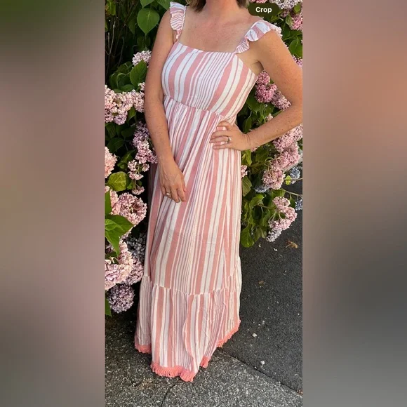 blush pink satin maxi dress Satin Bow Bardot Sheath Maxi Dress - Blush Pink